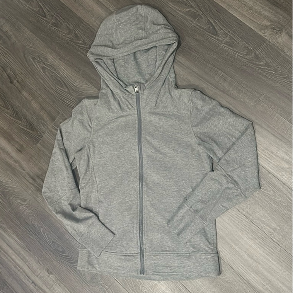 Lululemon Full Zipper grey hoodie size 4